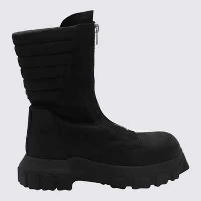 RICK OWENS RICK OWENS BLACK BOOTS