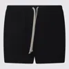 Rick Owens Black Hollywood Boxer Shorts In Black