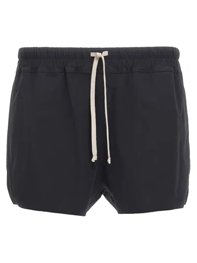 RICK OWENS BLACK BOXER SWIMMER SWIMSUIT