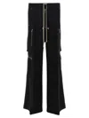 Rick Owens Wide-leg Trousers With High Waist And Utility Pockets