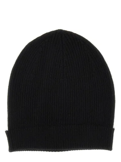 RICK OWENS RICK OWENS BLACK CASHMERE HATS