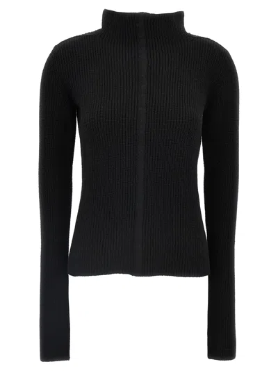 Rick Owens Headon Dbl Sweater In Black