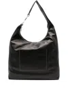 Rick Owens Cerberus Leather Shoulder Bag In Black