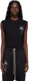 Rick Owens Black Champion Edition Basketball Tank Top In 09 Black