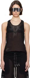 Rick Owens Black Champion Edition Basketball Tank Top