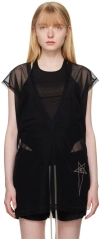 Rick Owens Black Champion Edition Dylan T-shirt In 09 Black