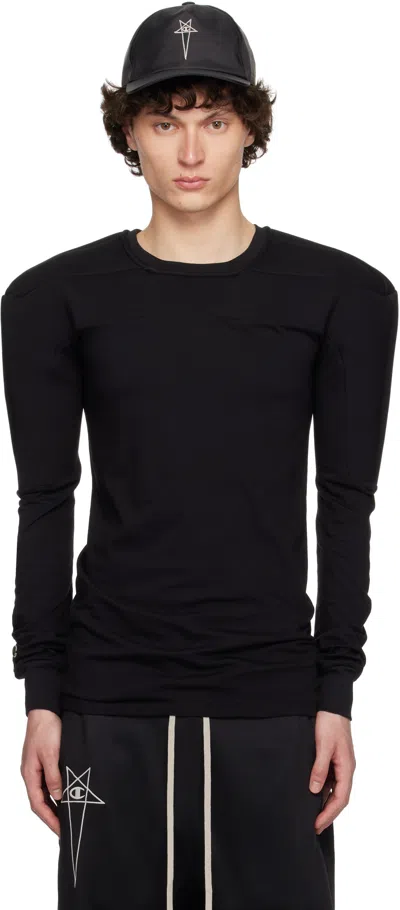 Rick Owens Black Champion Edition Girdered Harness T-shirt