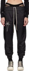 Rick Owens Black Champion Edition Joggers Sweatpants
