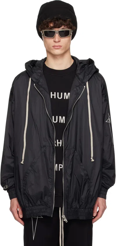 Rick Owens Black Champion Edition Jumbo Jason's Hoodie
