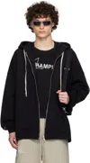 Rick Owens Black Champion Edition Jumbo Jason's Hoodie