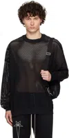 Rick Owens Black Champion Edition Jumbo Sweatshirt