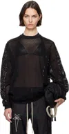Rick Owens Black Champion Edition Jumbo Sweatshirt