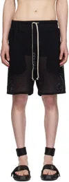 Rick Owens Black Champion Edition Mesh Shorts