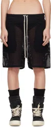 Rick Owens Perforated Cotton Bermuda Shorts