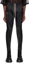 Rick Owens Black Champion Edition Sweatpants In 09 Black