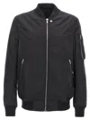 Rick Owens Classic Flight Bomber Jacket In Black