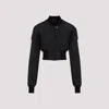 RICK OWENS BLACK COLLAGE POLYESTER BOMBER