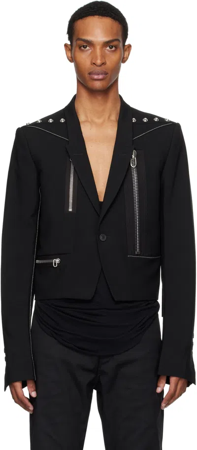 Rick Owens Black Concordians Alice Blazer