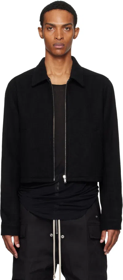 Rick Owens Black Concordians Alice Brad Jacket