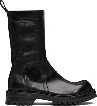 Rick Owens Black Concordians Army Creeper Boots