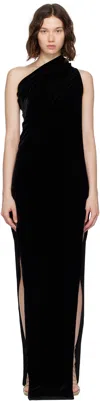 Rick Owens Black Concordians Athena Arrowhead Maxi Dress