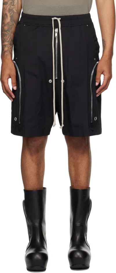 Rick Owens Black Concordians Bauhaus Bela Shorts