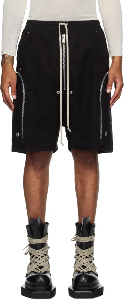 Rick Owens Black Concordians Bauhaus Bela Shorts