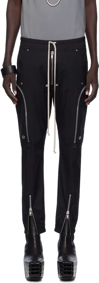 Rick Owens Black Concordians Bauhaus Cargo Pants