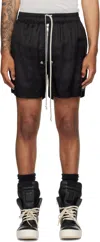 Rick Owens Black Concordians Bela Boxers Shorts