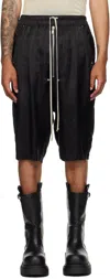 Rick Owens Black Concordians Bela Pods Shorts
