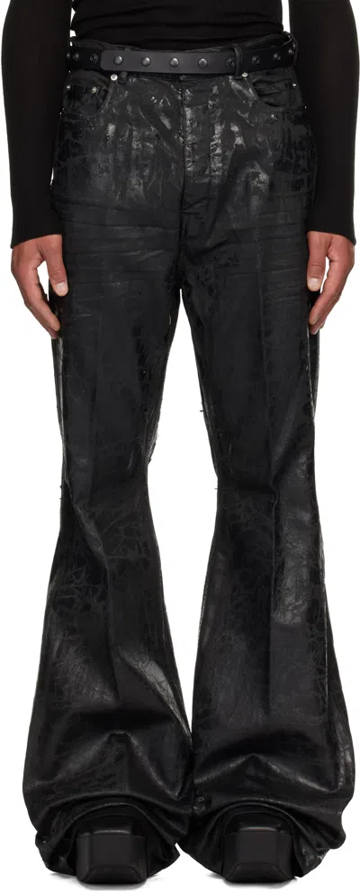 Rick Owens Black Concordians Bolans Jeans