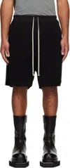 Rick Owens Black Concordians Boxers Shorts In Black