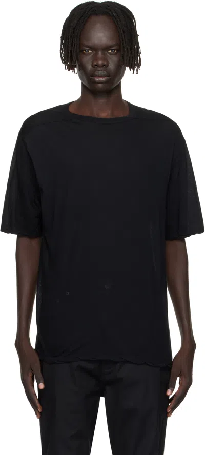RICK OWENS BLACK CONCORDIANS BRAD T-SHIRT