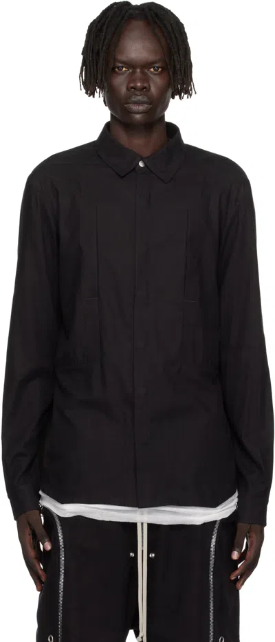 Rick Owens Black Concordians Fogpocket Shirt