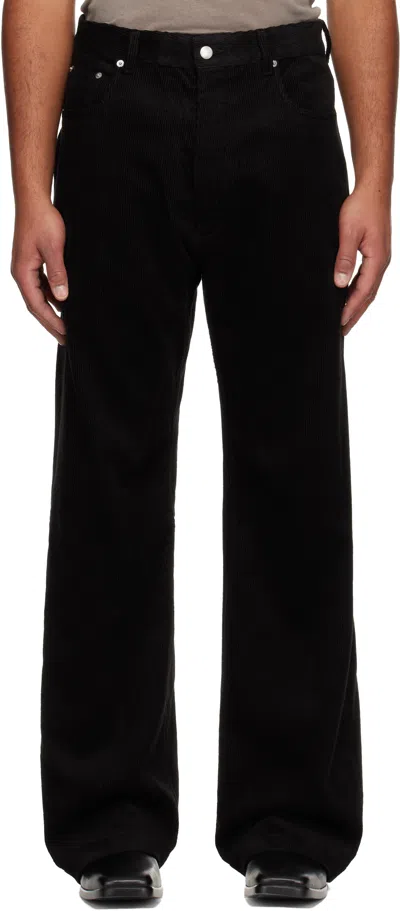 Rick Owens Black Concordians Geth Trousers