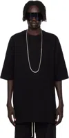 Rick Owens Black Concordians Jumbo T-shirt In Black