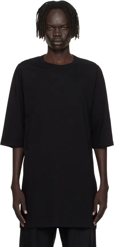 RICK OWENS BLACK CONCORDIANS JUMBO T-SHIRT
