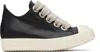 Rick Owens Black Concordians Jumbolace Low Sneaks Sneakers In Black