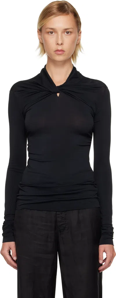 Rick Owens Black Concordians Kairo Ls T-shirt