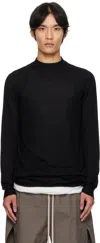 Rick Owens Black Concordians Level Lupetto Sweater In Black