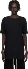 Rick Owens Black Concordians Short Level T-shirt In Black