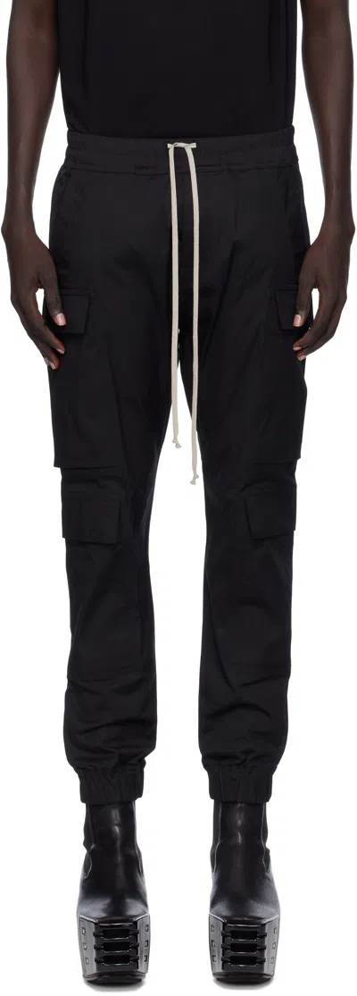 Rick Owens Black Concordians Mastodon Megacargo Pants