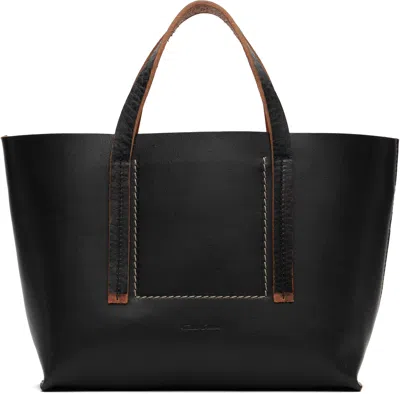 Rick Owens ブラック ミニ Concordians Shopper トートバッグ In Black
