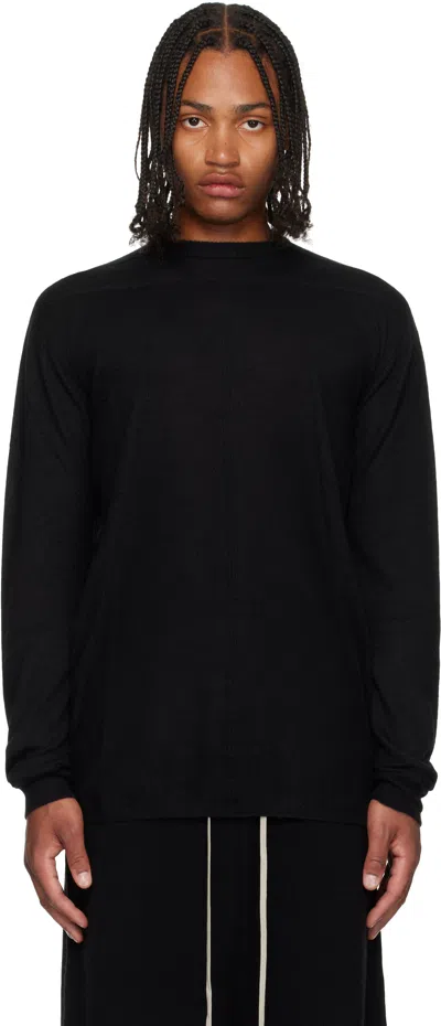 Rick Owens Black Concordians Oversized Level Sweater