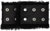Rick Owens Black Concordians Shearling Neck Band