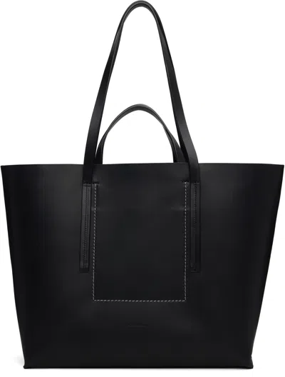 Rick Owens Black Concordians Shopper Tote