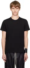 Rick Owens Black Concordians Short Level T-shirt In Black