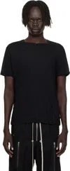 Rick Owens Black Concordians Short Level T-shirt In Black