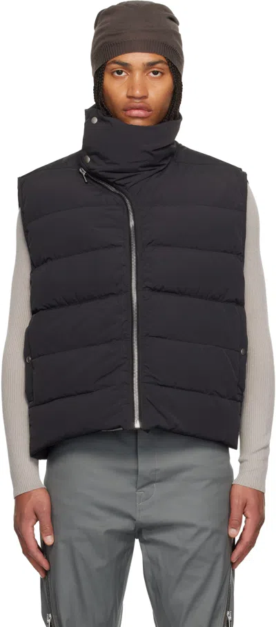 Rick Owens Black Concordians Sl Flight Down Vest