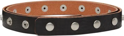 Rick Owens Black Concordians Snap Belt